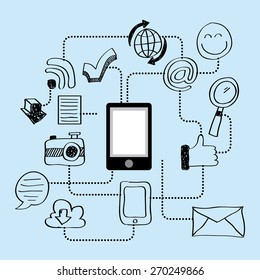 smartphone apps design, vector illustration eps10 graphic 