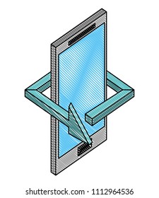 smartphone arrow 360 degree