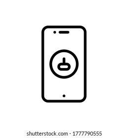 Smartphone, Artificial Intelligence Icon Logo Vector Isolated. Robot Icon Set. Editable Stroke and Pixel Perfect.