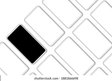 Smartphone background, Mobile phone template