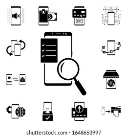 Smartphone banking advice icon. Mobile concept icons universal set for web and mobile