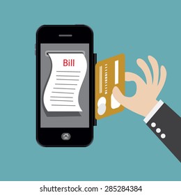 Smartphone Banking online.