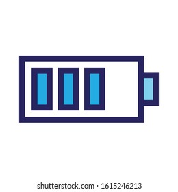 Smartphone Battery Info Icon Vector Design