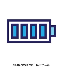 Smartphone Battery Info Icon Vector Design