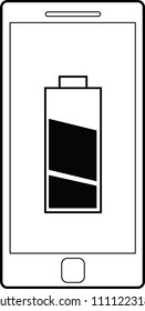 Smartphone with battery or power information