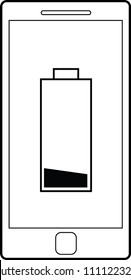 Smartphone with battery or power information