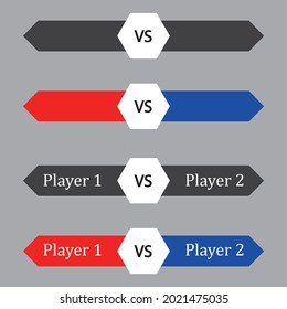 Smartphone battle icon, 1 team vs 2 team. Vector illustration eps 10
