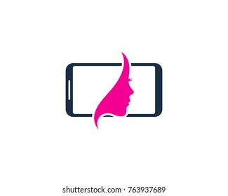 Smartphone Beautiful Icon Logo Design Element