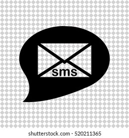 Smartphone - black  vector icon