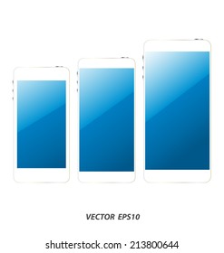 smartphone with blank screen