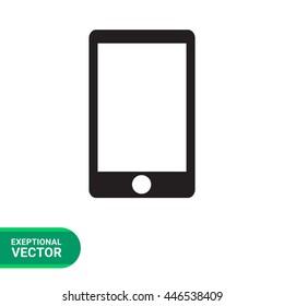 Smartphone with blank screen 