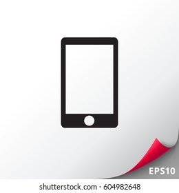 Smartphone with blank screen 