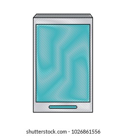 smartphone with blank screen icon image