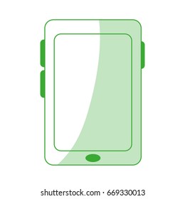 smartphone with blank screen icon image