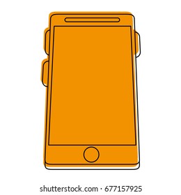 smartphone with blank screen icon image 