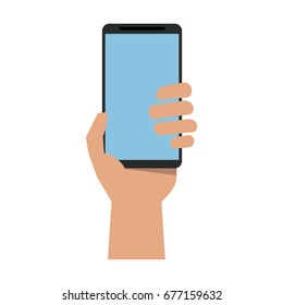 smartphone with blank screen icon image 