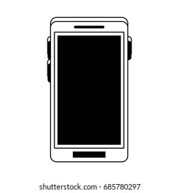 smartphone with blank screen icon image 