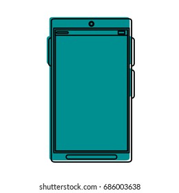 smartphone with blank screen icon image 