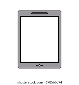 smartphone with blank screen icon image 