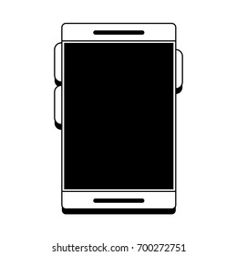 smartphone with blank screen icon image 