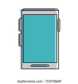 smartphone with blank screen icon image 