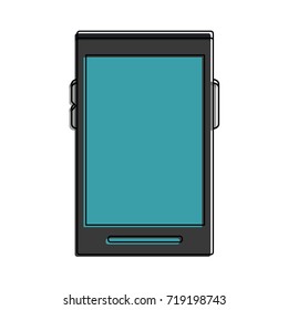 smartphone with blank screen  icon image 