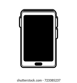smartphone with blank screen icon image 