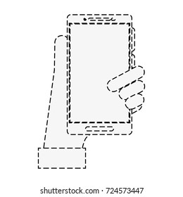 smartphone with blank screen icon image