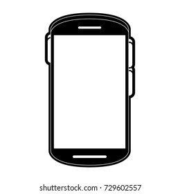 smartphone with blank screen icon image 