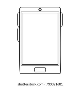 smartphone with blank screen icon image 