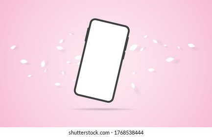 Smartphone con pantalla en