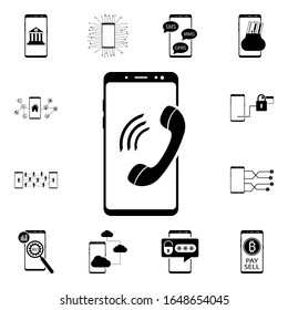 Smartphone, Booster, Rocket Icon. Mobile Concept Icons Universal Set For Web And Mobile