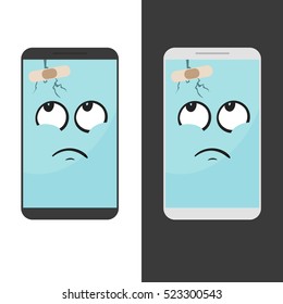 smartphone broken