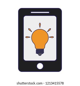 Smartphone with bulb light