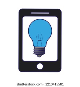 Smartphone with bulb light