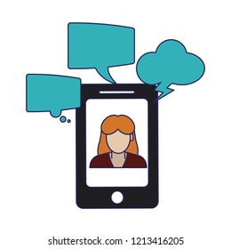 Smartphone business chat