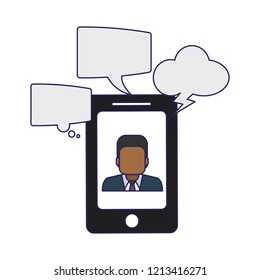 Smartphone business chat