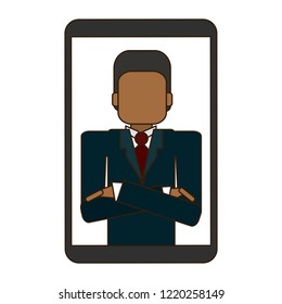 Smartphone business chat