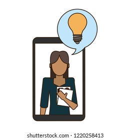 Smartphone business chat