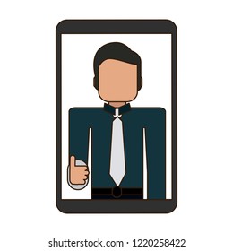 Smartphone business chat