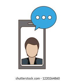 Smartphone business chat