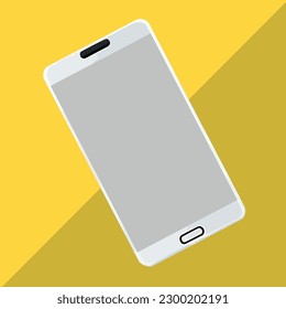 Smartphone business work social media vector background colorful