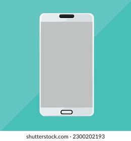 Smartphone business work social media vector background colorful