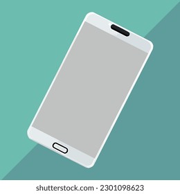 Smartphone business work social media vector background colorful