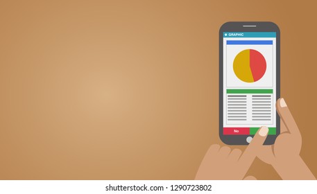 Smartphone bussines diagram 
