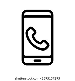 Smartphone Call by Call Center And Calling Cervice Set