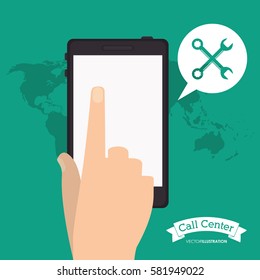 smartphone call center application world