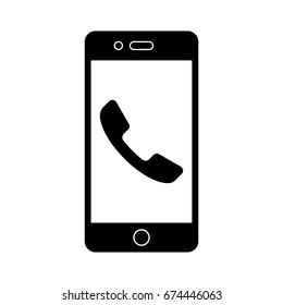 smartphone call icon
