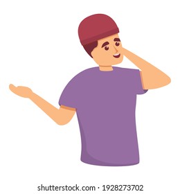 Smartphone call icon. Cartoon of smartphone call vector icon for web design isolated on white background
