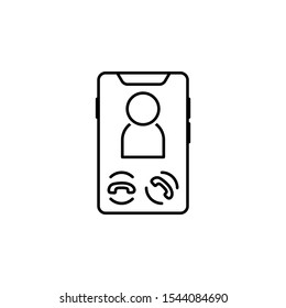 Smartphone call icon. Element of smartphone icon
